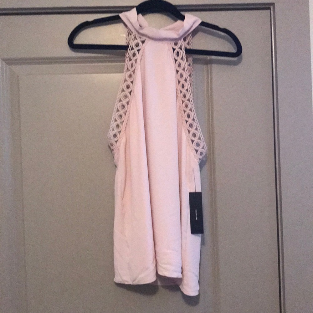 Pale pink Lulus halter